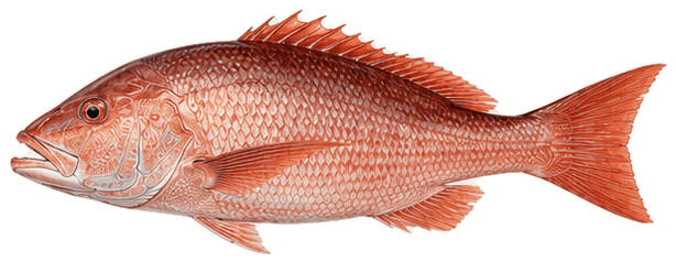 Illustration of a red snapper